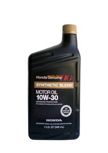 Моторное масло HONDA Synthetic Blend SAE 10w30, 0,946л